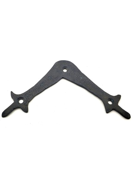 Antika Tarz Dekoratif Pirinç Zambak Gönye - Üst, 107X107 Mm, Oksit