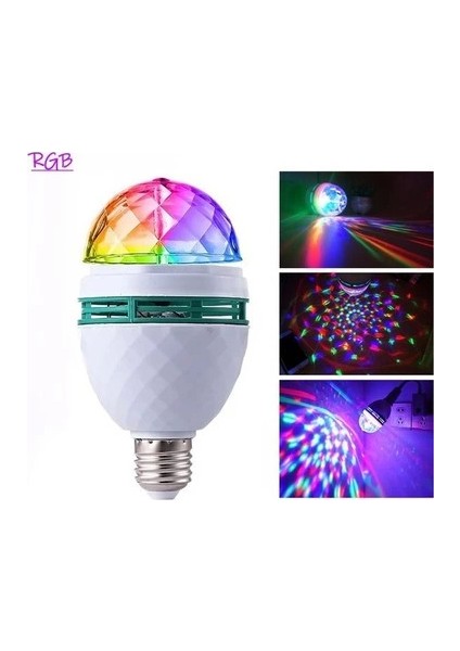 Döner Başlıklı Renkli Disko Ampul Priz Aparatı Hediyeli - Lisinya fiyatları