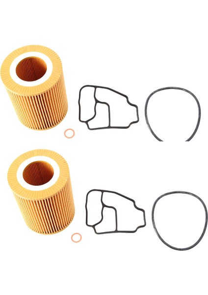 2x Yağ Filtre Kiti ve Gövde Contası 11427512300 Bmw E39 E46 E60 X3 X5 Z3 Z4 525I 530I (Yurt Dışından)