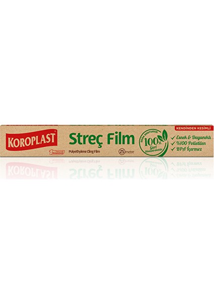 2 Adet Koroplast Strec Film 25 Metre Doğa Dostu