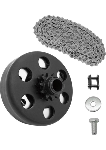 Santrifüj Debriyaj 3/4 Inç Delikli 12 Dişi 35 Zincirle 2-6 5hp Küçük Motor Parçaları Için Mini Bisiklet Için Go Kart (Yurt Dışından)