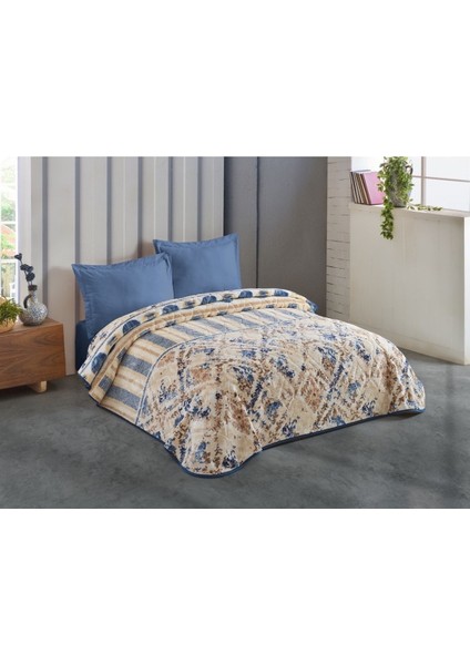 Taç 4 kg Kalın Kabartmalı Battal Çift Kişilik Battaniye Yeni Sezon