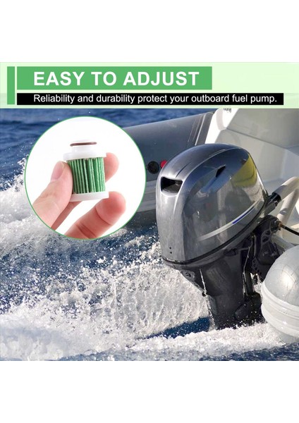 10X 6D8-WS24A-00 Yamaha F40A F50 T50 F60 T60 F70 F90 F115 Deniz Dışından Kalma Aksesuarları Için Yakıt Filtresi (Yurt Dışından) indirimleri