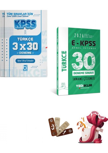 2026 E - KPSS Tüm Adaylar İçin Genel Yetenek Türkçe Deneme Seti Y