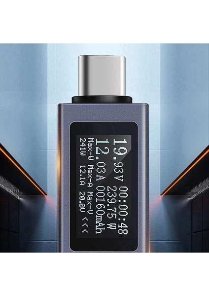 Kowsi 11 In 1 Tip-C Test Cihazı Dc Dijital Voltmetre Amperimetro Akım Voltaj Ölçer Amp Volt Ammetre Dedektörü (Yurt Dışından) indirimleri