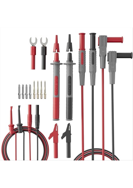 22 Parça Silikon Multimetre Test Ucu ve Arka Prob Kiti (Yurt Dışından)