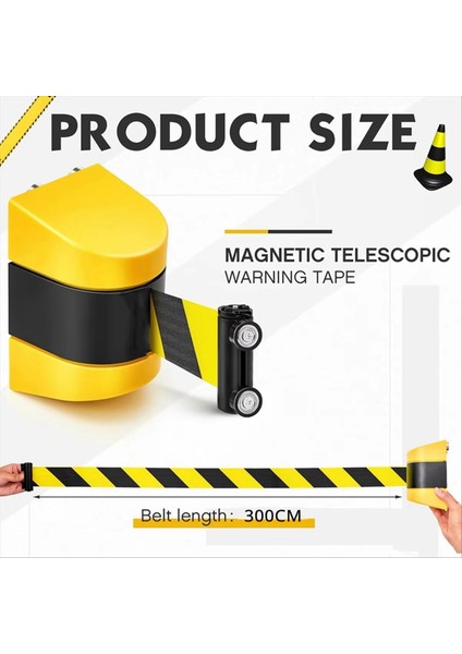 3 Metre Manyetik Geri Çekilebilir Duvar Bariyeri Manyetik Duvar Montajı Kalabalık Kontrolü Geri Çekilebilir Güvenlik Kemeri Çizgili Kemer (Yurt Dışından) fiyatları