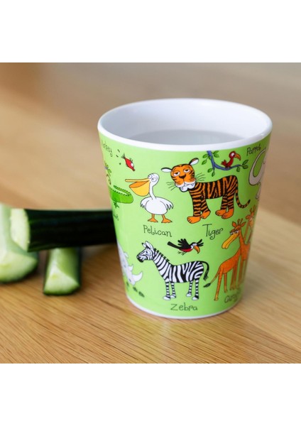 2'li Melamin Alıştırma Bardağı (Jungle & Train) modelleri