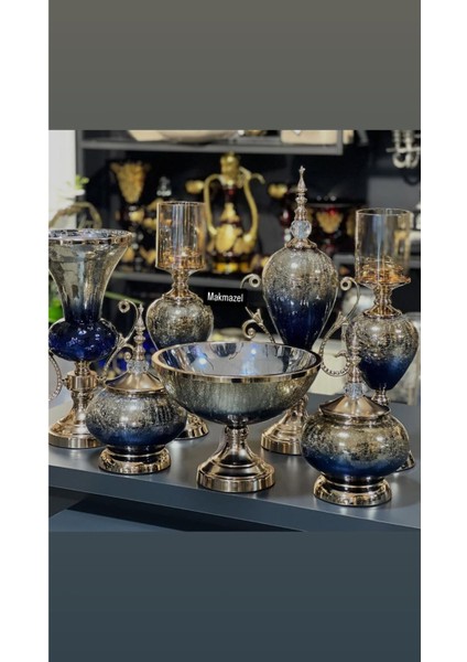 7 Parça Salon Seti Konsol Takımı Dekoratif