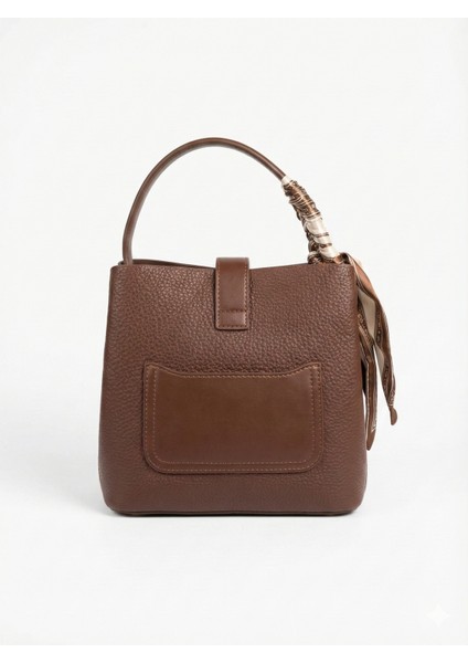 Kahve Renk Fular Detaylı Premium Çanta | Premium 930636 fiyatları