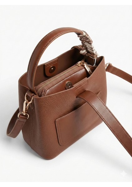 Kahve Renk Fular Detaylı Premium Çanta | Premium 930636 indirimleri