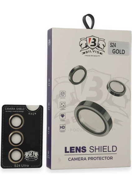 Samsung Galaxy S24 Bilvis Titan Kamera Lens - Gold