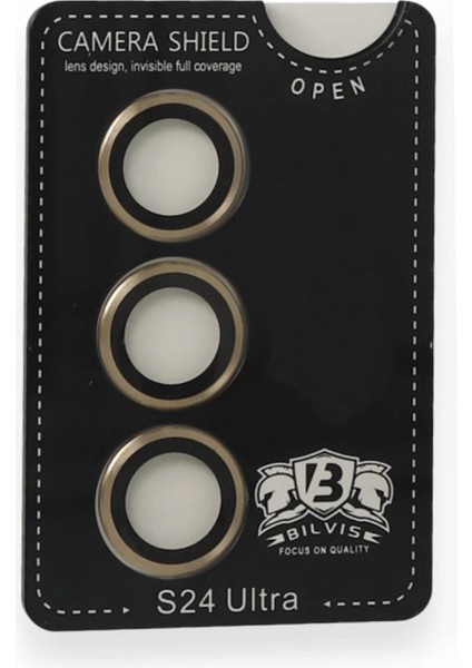 Samsung Galaxy S24 Bilvis Titan Kamera Lens - Gold fiyatları