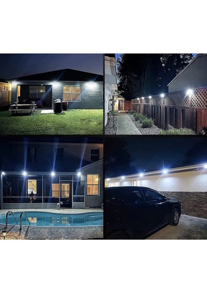 100 LED Dış Mekan Solar Aydınlatma Fotoselli Solar Lamba Hareket Sensörlü indirimleri