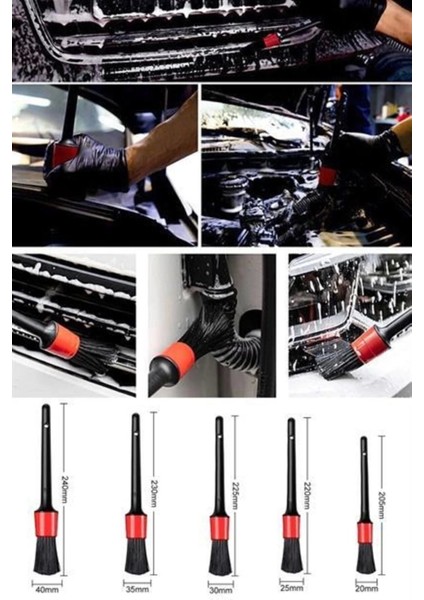 Yumuşak Kıllı Iç ve Dış Temizlik Için 5 1 Detaylı Araç Oto Temizlik Bakım Fırça S fiyatları