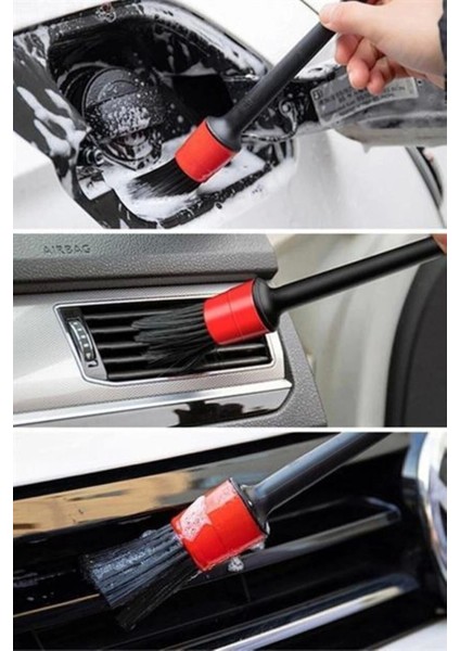 Yumuşak Kıllı Iç ve Dış Temizlik Için 5 1 Detaylı Araç Oto Temizlik Bakım Fırça S