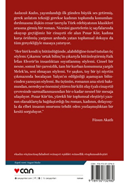 Asılacak Kadın Pınar Kür Ciltsiz Normal Boy 152 Sayfa Türkçe Yayın modelleri