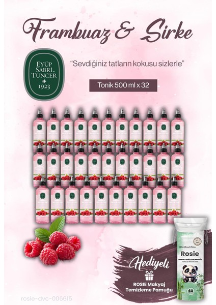 32'li Frambuaz Sirke Tonik 500 ml ve Rosıe