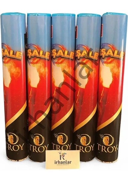 Parti Malzemeleri Mesa Le Pro Çift Tüplü Fitilli 45 Sn Yanma Süresi Düğün Kına Sünnet Ithal 5 Adet Yoğun Dumanlı Alevli Siss