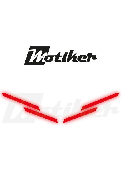 Yamaha YZF-R25 Far Sticker Far Folyo Renkli Kırmızı fiyatları