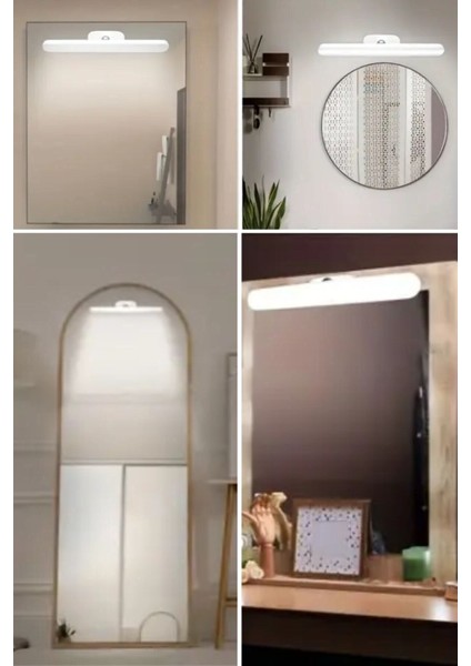 Dokunmatik USB Ile Şarj Olabilen 27 cm LED Aydınlatma Makyaj Aynası Işığı fiyatları