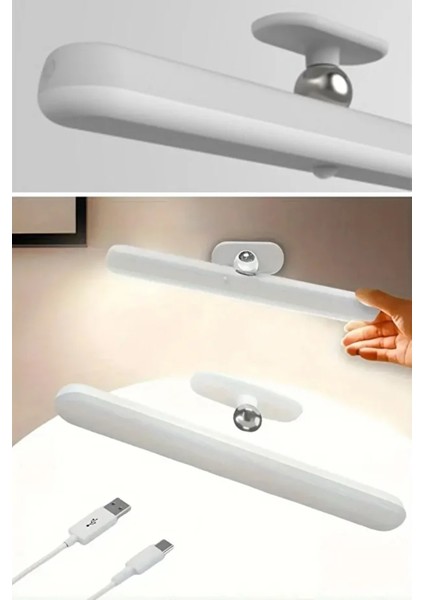 Dokunmatik USB Ile Şarj Olabilen 27 cm LED Aydınlatma Makyaj Aynası Işığı modelleri