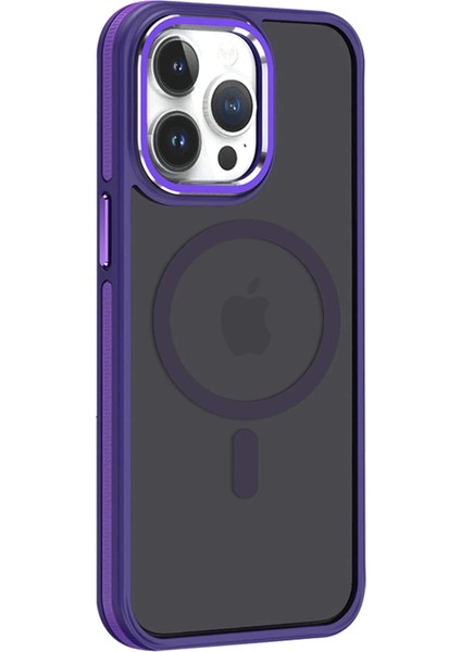 iPhone 15 Pro Winner Magsafe Kapak - Derin Mor - NX7238-2591 fiyatları