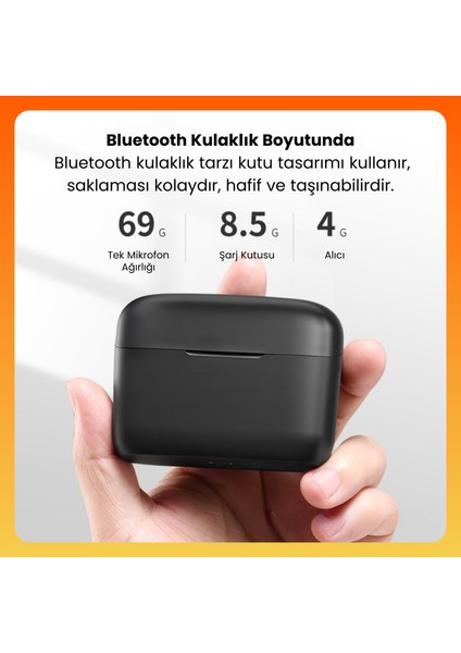 Kablosuz Yaka Mikrofonu Wireless Şarj Kutulu Canlı Yayın Ios ve Android Uyumlu Yaka Mikrofonu fiyatları