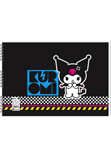 2 Adet Kuromi 25*35 15 Yp. Spiralli Resim Defteri