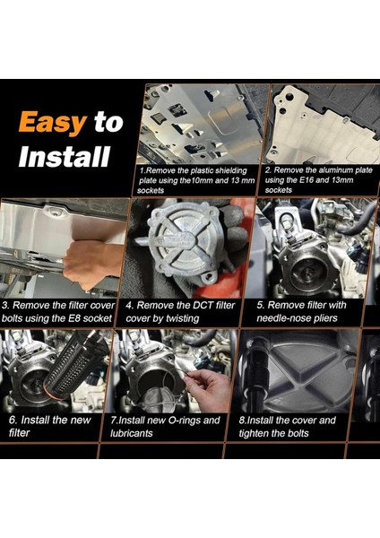 Chevrolet Için Otomatik Şanzıman Sıvı Filtre Kiti Corvette C8 Lt2 Stingray 2020-2024 6 2l Aksesuarlar 24045729 (Yurt Dışından) modelleri