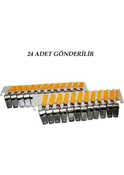 24 Adet Metal Düdük (5361) fiyatları