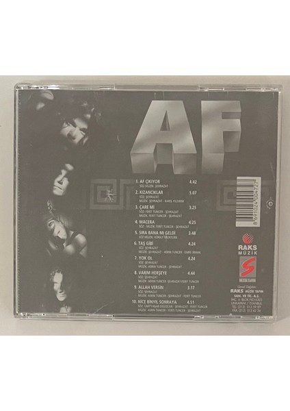 Af Af Çıkıyor CD (Orijinal 1996 Dönem Baskı CD Yüzeysel Çizikler Mevcuttur) fiyatları