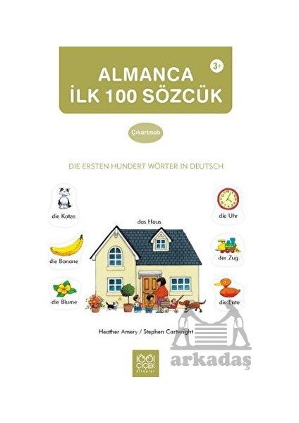Almanca Ilk Yüz Sözcük Çıkartma Kitabı