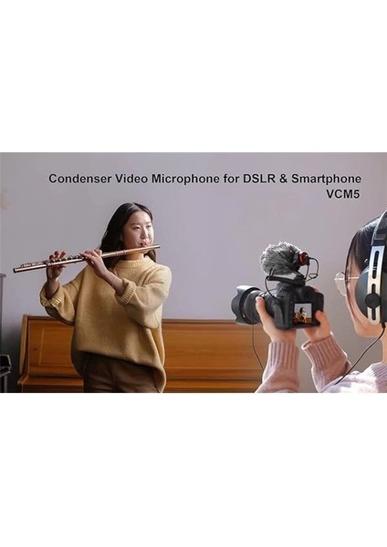 Vcm5 Kamera ve Telefonlar Için Mini Shotgun Mikrofon fiyatları