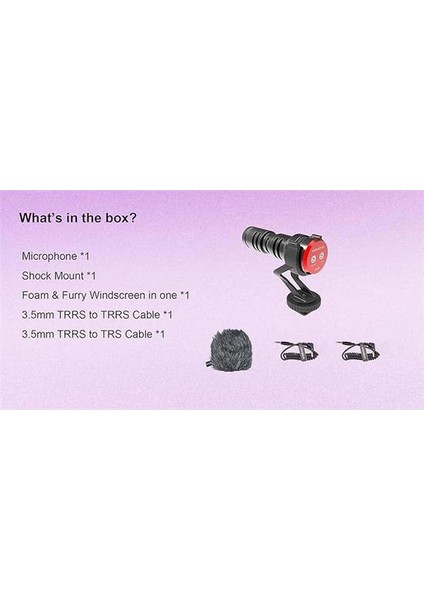 Vcm5 Kamera ve Telefonlar Için Mini Shotgun Mikrofon indirimleri