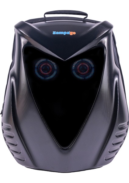 LED Baykuş Gözlü Akıllı Sırt Çantası – Sert Kasa, USB Şarj Girişli modelleri