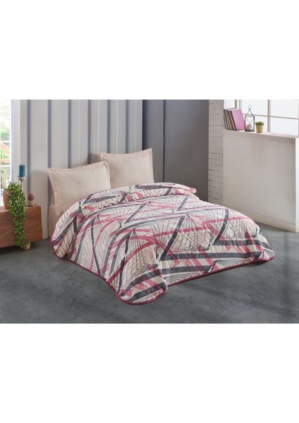 Taç 4 kg Kalın Kabartmalı Battal Çift Kişilik Battaniye Yeni Sezon