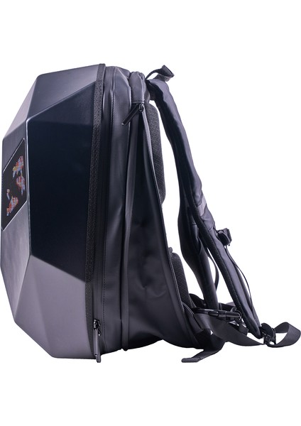 LED Göz Maskeli Akıllı Sırt Çantası – USB Şarj Girişli, Sert Kasa indirimleri