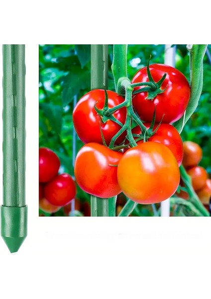 Bahçe Iç Dış 90CM-10 Adet Mekan Bitkileri Bitki Destek Çubuğu Metal Üzeri Pvc Kaplı 8mm modelleri