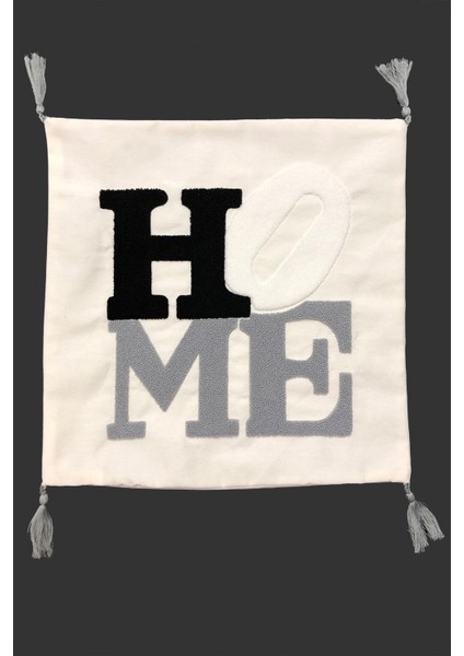 Nakışlı Püsküllü Dekoratif Kırlent Kılıfı Takımı (4 Parça - 43X43 Cm) NKK002 fiyatları