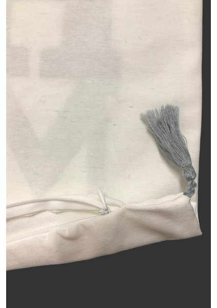Nakışlı Püsküllü Dekoratif Kırlent Kılıfı Takımı (4 Parça - 43X43 Cm) NKK002 fırsatları