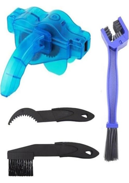 Bisiklet Zincir Temizlik Seti - Hızlı, Kolay ve Etkili Temizlik Çözümü (Aparat ve Fırçalar) modelleri