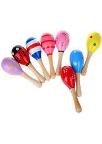 Ahşap Renkli 7 Adet Çocuk Müzik Aleti Eğitim modelleri