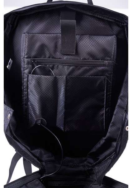 LED Se Göz Maskeli Akıllı Sırt Çantası – Sert Kasa, USB Şarj Girişli