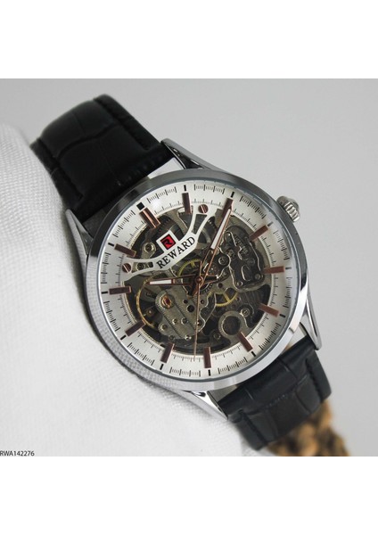 RWA142276 Deri Kordonlu Otomatik Erkek Kol Saati