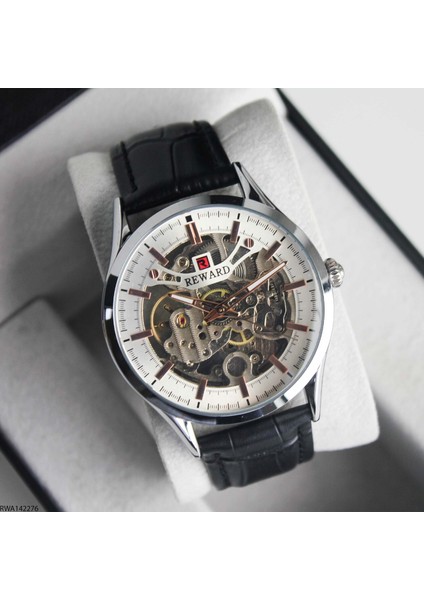 RWA142276 Deri Kordonlu Otomatik Erkek Kol Saati modelleri