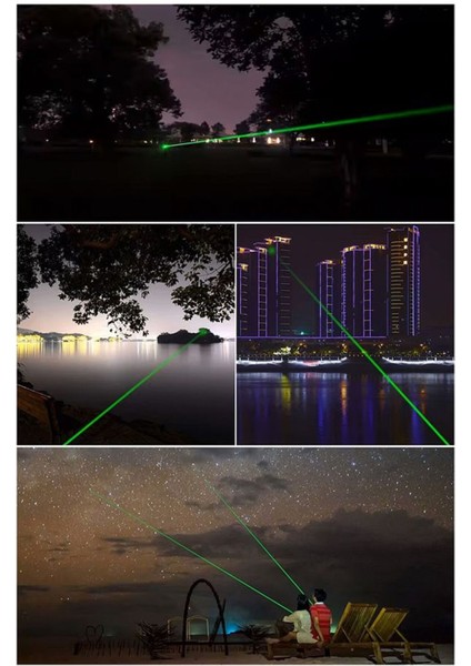 Ultra Güçlü Yeşil Şarjlı Lazer Pil Anahtar - Uzun Menzilli, Güçlü ve Çoklu Işık Efektli Er indirimleri