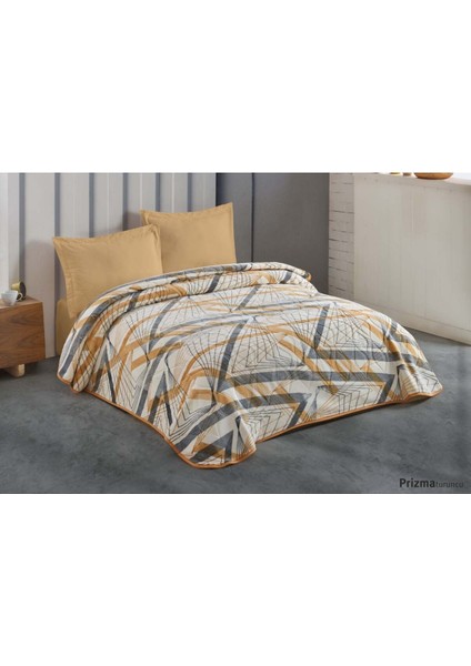 Kalın Tek Kişilik Kabartmalı Battaniye Embos 160X220