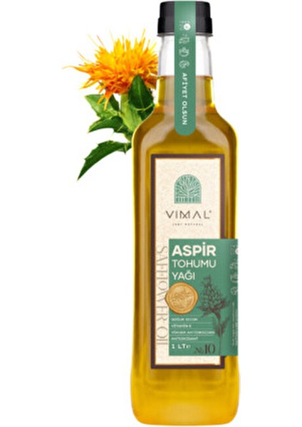 Aspir Tohumu Yağı 1 lt Yüksek E Vitamini İçeren Soğuk Sıkım Bitkisel Yağ fiyatları
