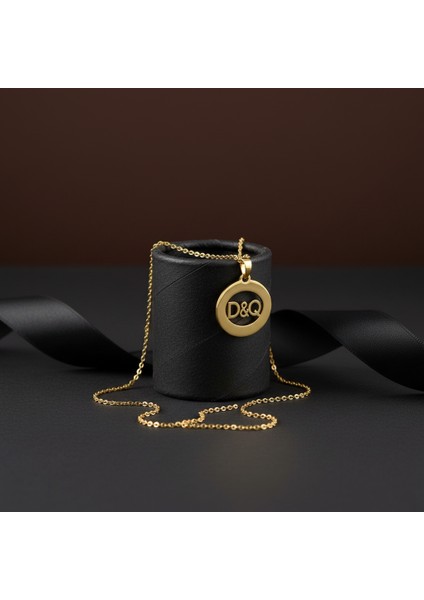 14 Ayar Altın Kolye Ucu D&q GM11029 0.5 gr modelleri